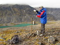 Pomiary na Spitsbergenie, fot. Tomasz Wawrzyniak